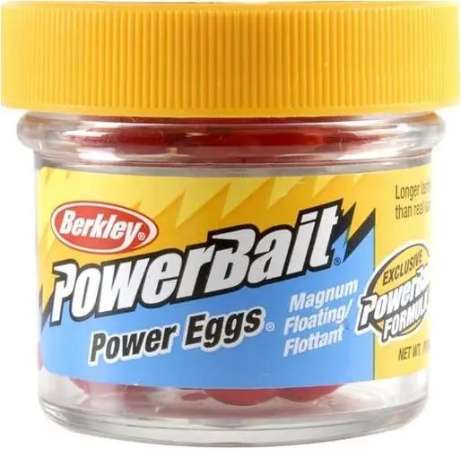 Powerbait Magnum Floating Power Eggs, Salmon Egg Red, 0.5-ounce