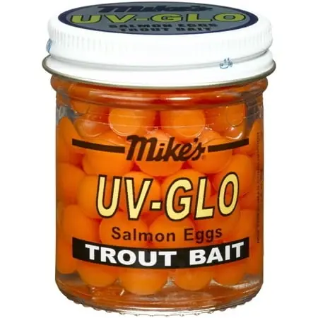 Fluorescent Salmon Eggs 1.1 Oz Jar - Uv Orange 501016
