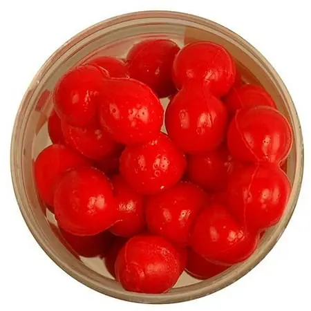 Powerbait Floating Magnum Garlic Flavor Power Eggs - Salmon Egg Red - 0.5 Ounce