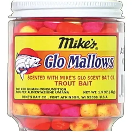 Glo Mallows Assorted Cheese Fishing Bait - 5023 Model