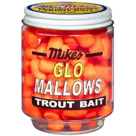 Glo Mallows Fishing Bait - 1.5 Oz Jar, Assorted Colors
