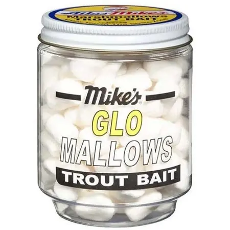 Atlas Mike‘s Bait Glo Mallows Fishing Bait, 8 Ounce Jar