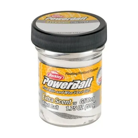 Powerbait Glitter Trout Soft Fishing Bait - 2 Inch, Assorted Colors