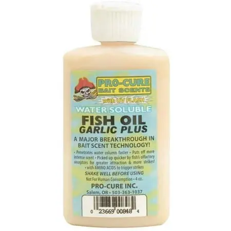 Garlic Plus Water Soluble Fish Oil, 4-ounce Bait Oil