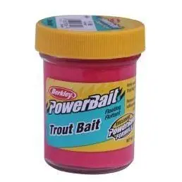 Powerbait Biodegradable Floating Trout Bait, Fluorescent Red, 1.75 Ounces