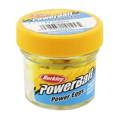 Powerbait Magnum Floating Power Eggs - Fluorescent Yellow, 0.5-ounce