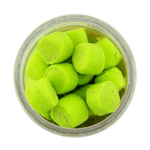 Powerbait Biodegradable Trout Nuggets Soft Bait, Chartreuse, 1.1 Ounces