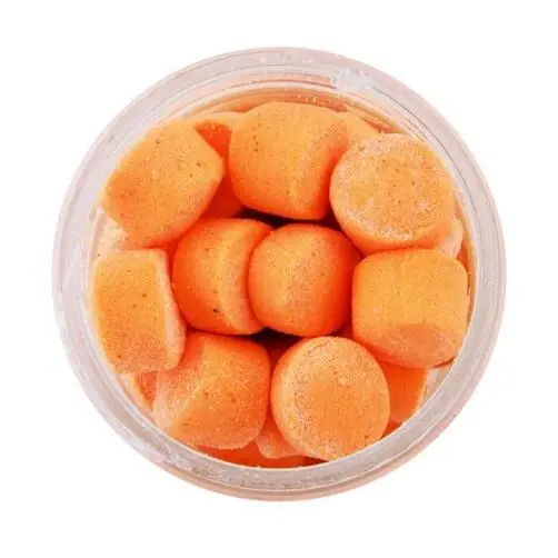 Powerbait Biodegradable Trout Nuggets Soft Bait, Fluorescent Orange, 1.1 Ounces