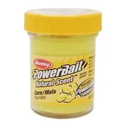 Powerbait Natural Scent Floating Trout Bait, Corn Flavor, 1.75 Ounce
