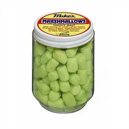 Glo Mallows Fishing Bait - 1.5 Oz Jar, Assorted Colors