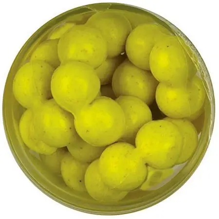 Powerbait Floating Magnum Power Eggs - Garlic Flavor - Chartreuse - Trout Fishing Bait