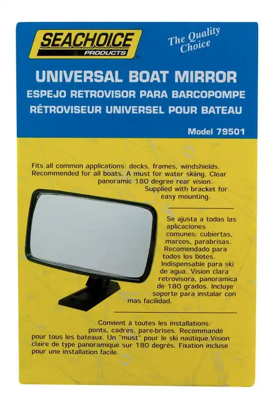 Abs Plastic Boat Mirror 1 Pk