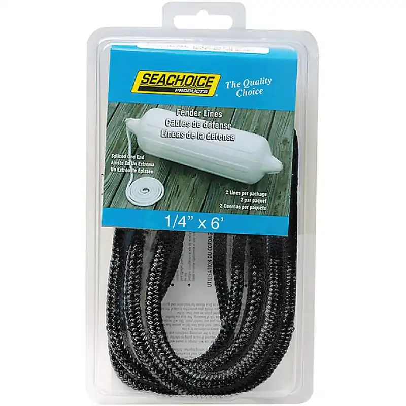 Black Nylon Fender Lines