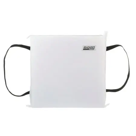 44920 Emergency Marine Foam Flotation Cushion, Square, 15 Inch X 15 Inch, White