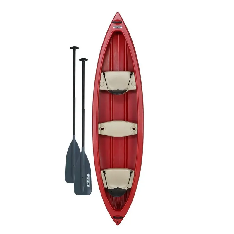 Kodiak 13 Ft. Canoe In Red With 2 Paddles - Model 90658
