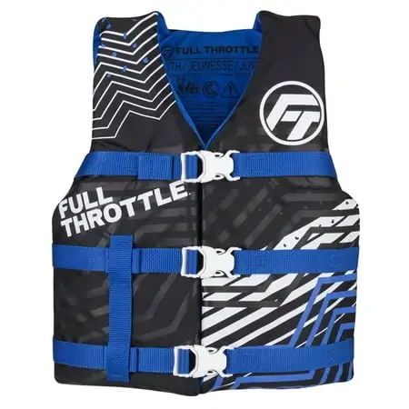 Youth Nylon Life Jacket 112200-500-002-22 - Blue