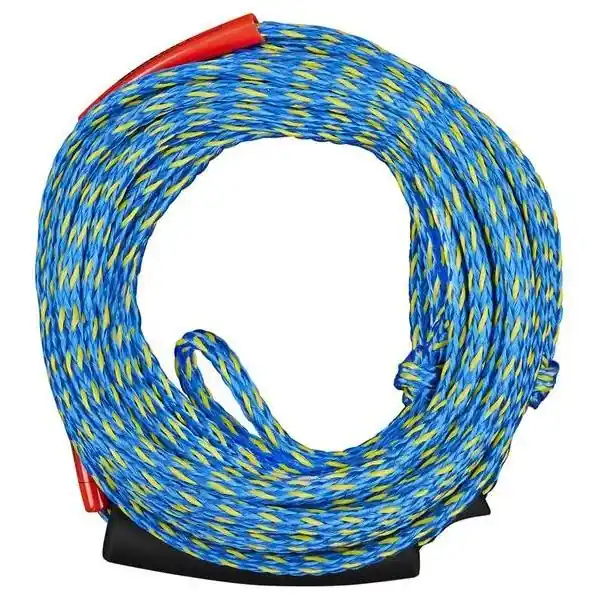 60‘ Heavy-duty Tow Rope For 2-rider Tubes - Blue/yellow