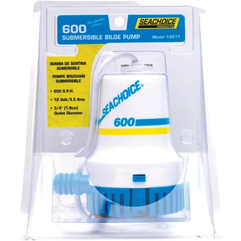 600 Gph Nmma Abs Plastic Bilge Pump - Model 19271, 12v