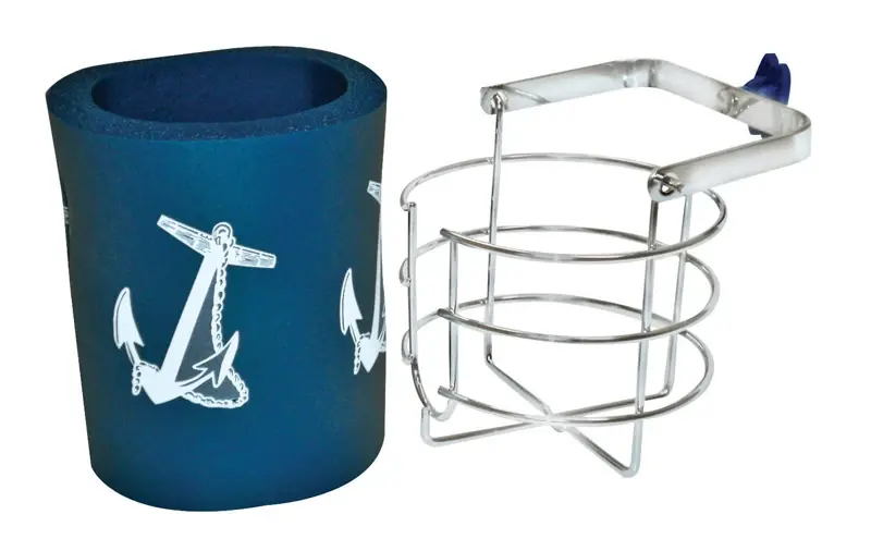 Chrome Plated Brass Drink Holder 1 Pk