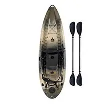 Sport Fisher Angler 10‘ Tandem Kayak With Paddles And Backrests - Camouflage