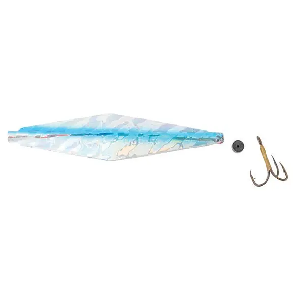 Holographic Fishing Lure, 3 Inch, Silver, Model 3