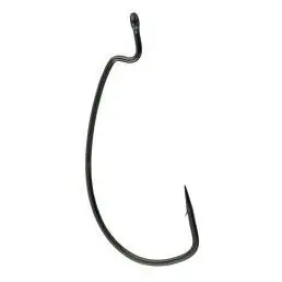 - Spro G58414 Worm Hook Ewg X-wide Black Offset Size 4-0