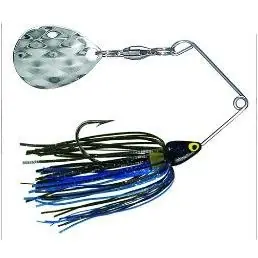 Mk-76 Mini-king Spinnerbait 0.12 Oz Black & Blue Color