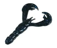 Strike King Rage Tail Craw Bait, California Craw, 4-inch, Model Rgcrw-51