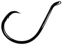 208415 Octopus Circle Fishing Hook Ns Black Size 5/0 Pack Of 6