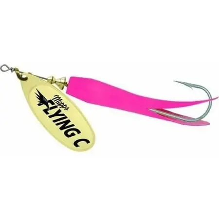 Flying C Fishing Lure - Versatile 3/8 Oz. Spinner Bait For Freshwater Fishing