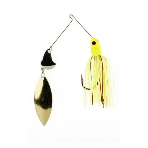 Strike King Bleeding Bait Mini-king Spinnerbait Chartreuse 0.125-ounce Bbmk-301sg