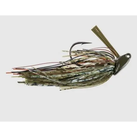 Booyah 3/8 Ounce Bankroll Jighead With Skirt - Natural Color