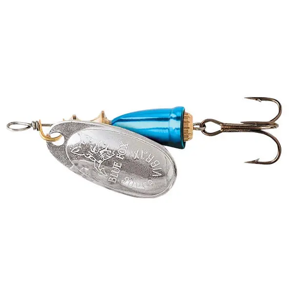 Classic Vibrax Fishing Spinner, 3/8 Ounce, Chrome/blue Back