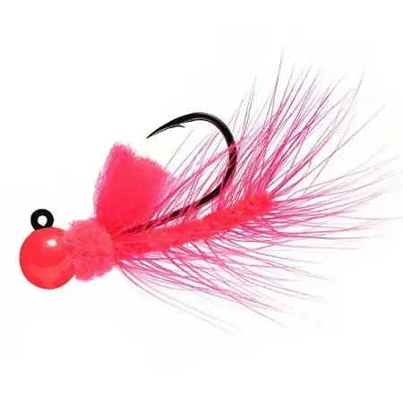 Aerojig Hackle Series Jigs 1/8 Oz. - Pink - Model 007712