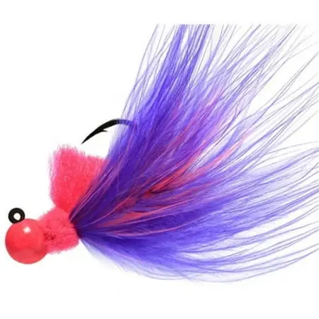 /purple Aero Jig 1/8 Oz - Marabou Series For Salmon And Steelhead