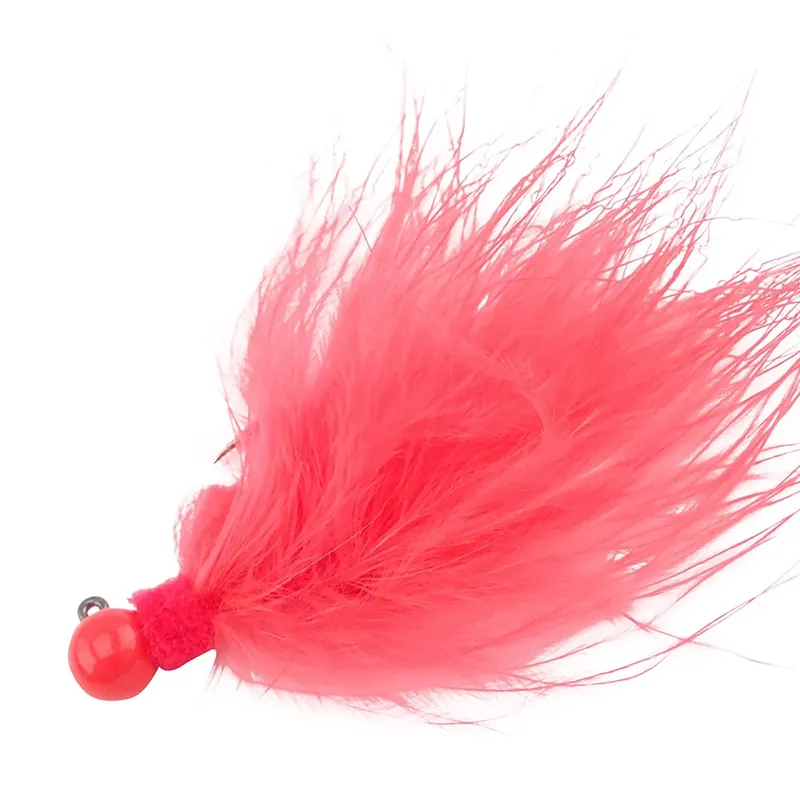 Marabou Series Aerojig, Flame, 1/8 Ounce, Model Ajm18109