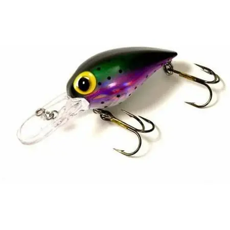 Wiggler Crank Bait, 3-inch Lazer Rainbow