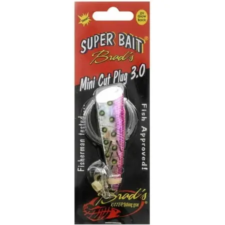 B.s. Fish Tales Super Bait Cut Plug 3 Inch Pink Magic Fishing Lure