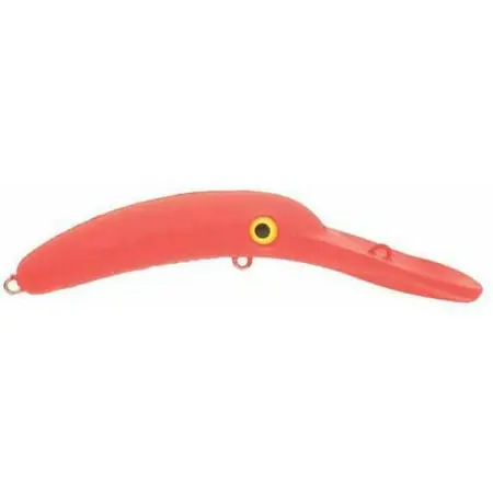 Mag Lip Fishing Lure, 3.5 Inch, Fluorescent Red Color