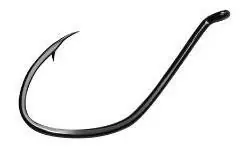 - Spro G225412 Big River Bait Hook Black Nickel Size 2-0