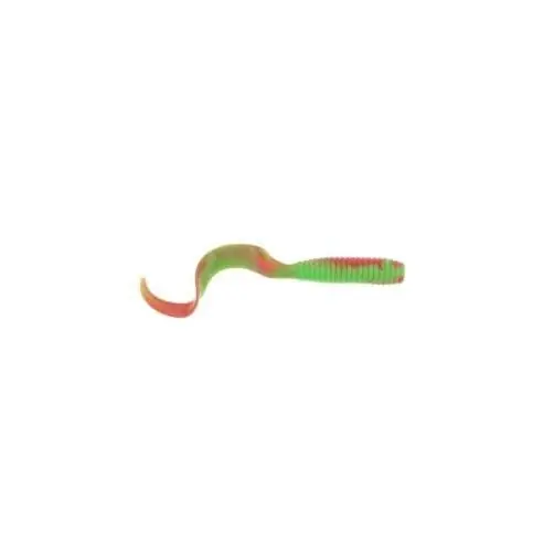 Gulp! 6-inch Saltwater Grub Fishing Bait - Nuclear Chicken Glow