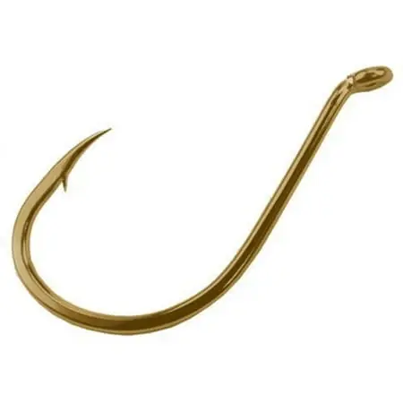Octopus Hooks, Size 1, Nickel Finish, 8 Pack