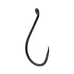 2411 Octopus Hook Nickel Black Size 1/0 6 Pk Fishing Hook
