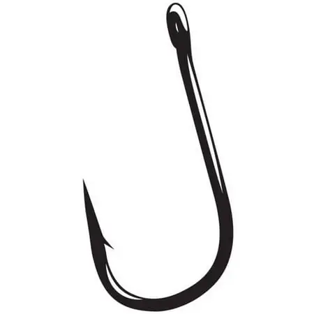 Open Eye Siwash Hooks Size 1/0 - Nickel Finish