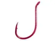 Fluke Gamakatsu 25 Pack Octopus Hook (red, 2)