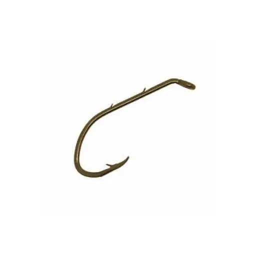 181a-2 Classic Baitholder Down Eye Offset Hook - Bronze Size 2