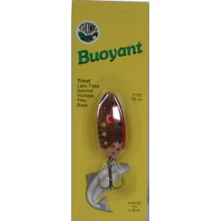 Thomas Spinning Lures Buoyant Spoons 1/4 Oz Copper Fishing Lure
