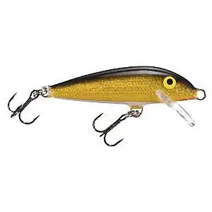 Fishing Lure, Gold, Floating 09