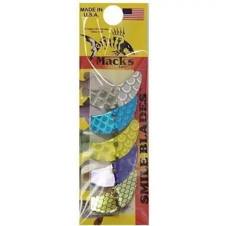 Mack‘s Lure Smile Blade, 1.5" 5-pack