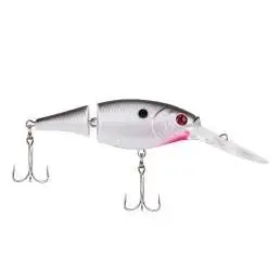 Flicker Shad Jointed Fishing Hard Bait 5cm Pearl White
